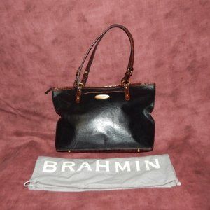 Brahmin Vintage Black Arno TuscanTote